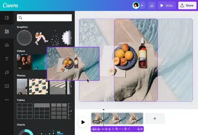 Retailler sa vidéo pour Instagram avec Canva